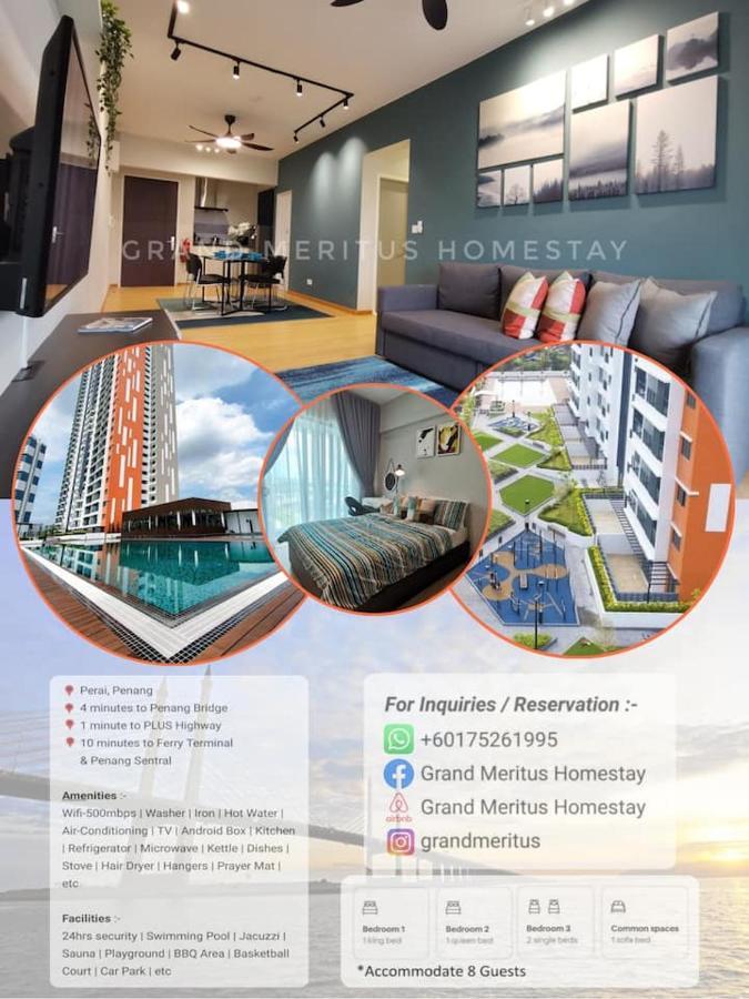 Grand Meritus Homestay @Penang Perai Exterior photo